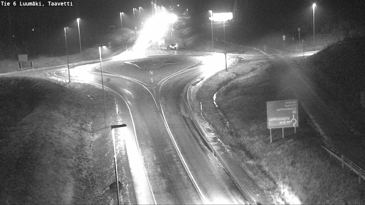 Weather Camera Image Road 6 Luumäki, Taavetti, Luumäki, Etelä-Karjala