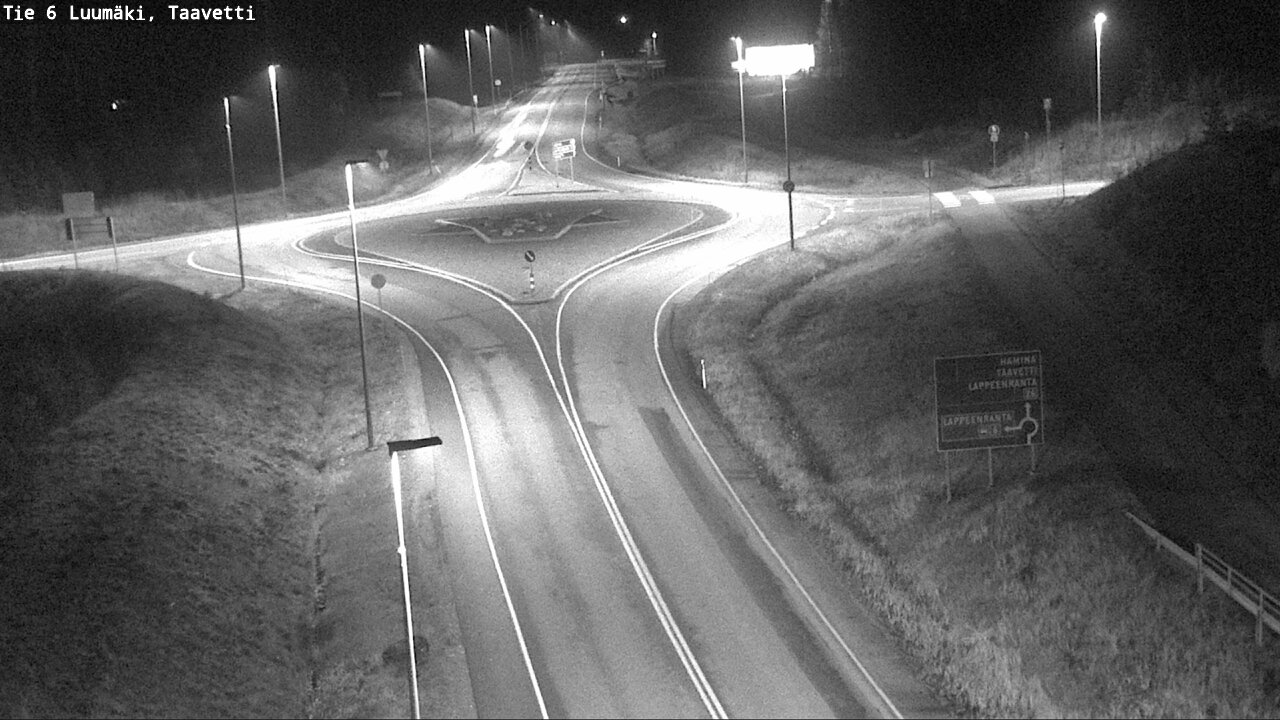 Weather Camera Image Road 6 Luumäki, Taavetti, Luumäki, Etelä-Karjala