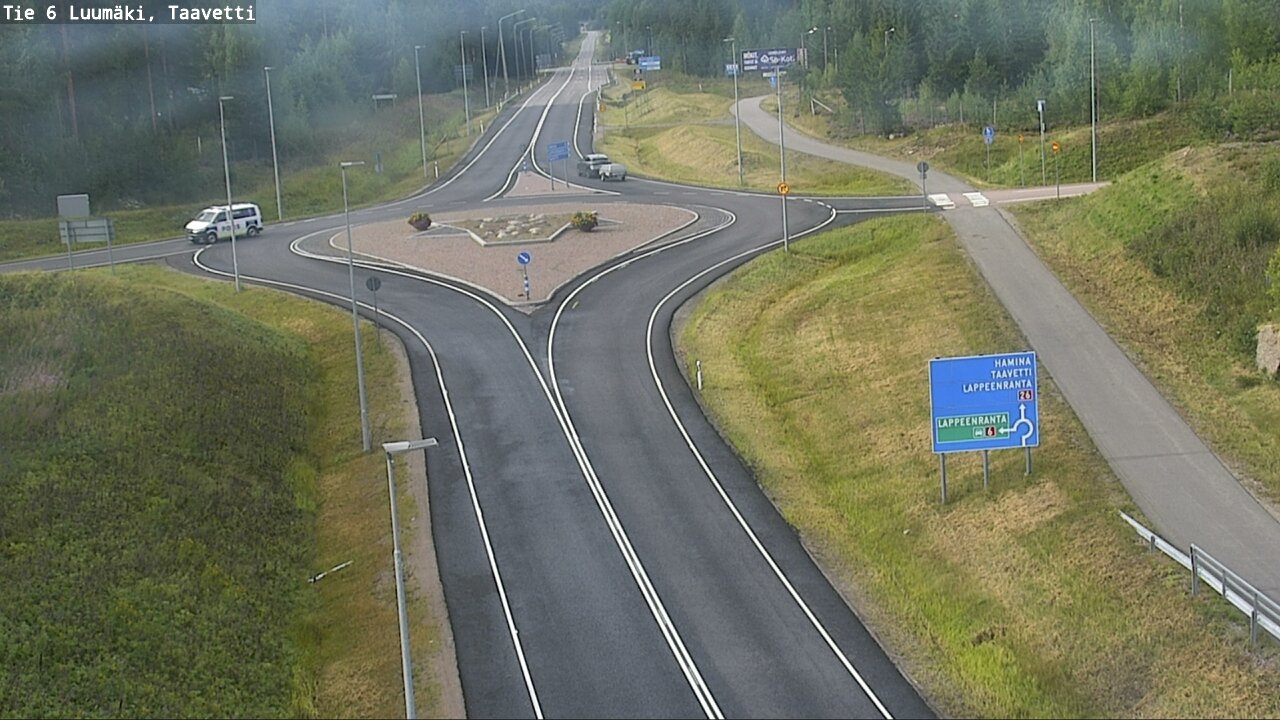 Weather Camera Image Road 6 Luumäki, Taavetti, Luumäki, Etelä-Karjala