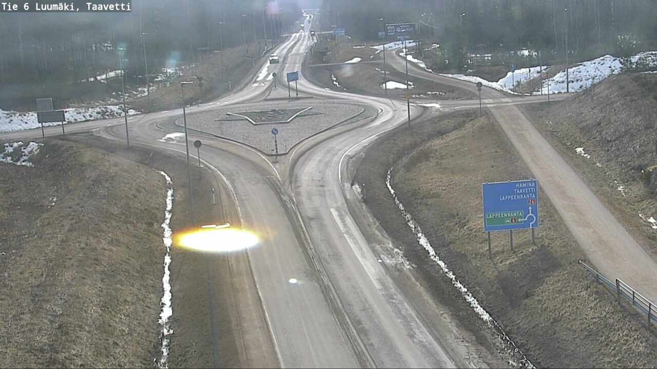 Weather Camera Image Väg 6 Luumäki, Taavetti, Luumäki, Etelä-Karjala