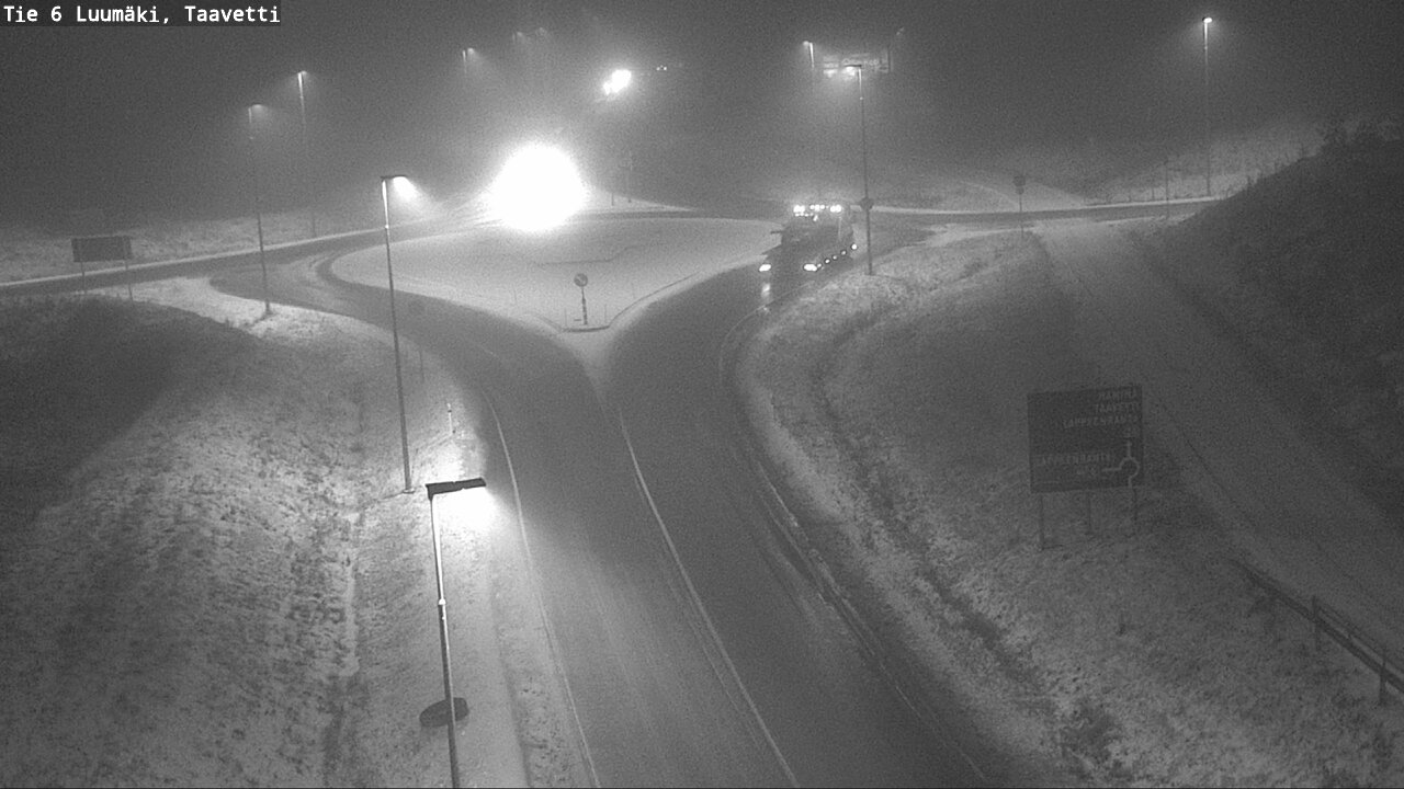 Weather Camera Image Väg 6 Luumäki, Taavetti, Luumäki, Etelä-Karjala