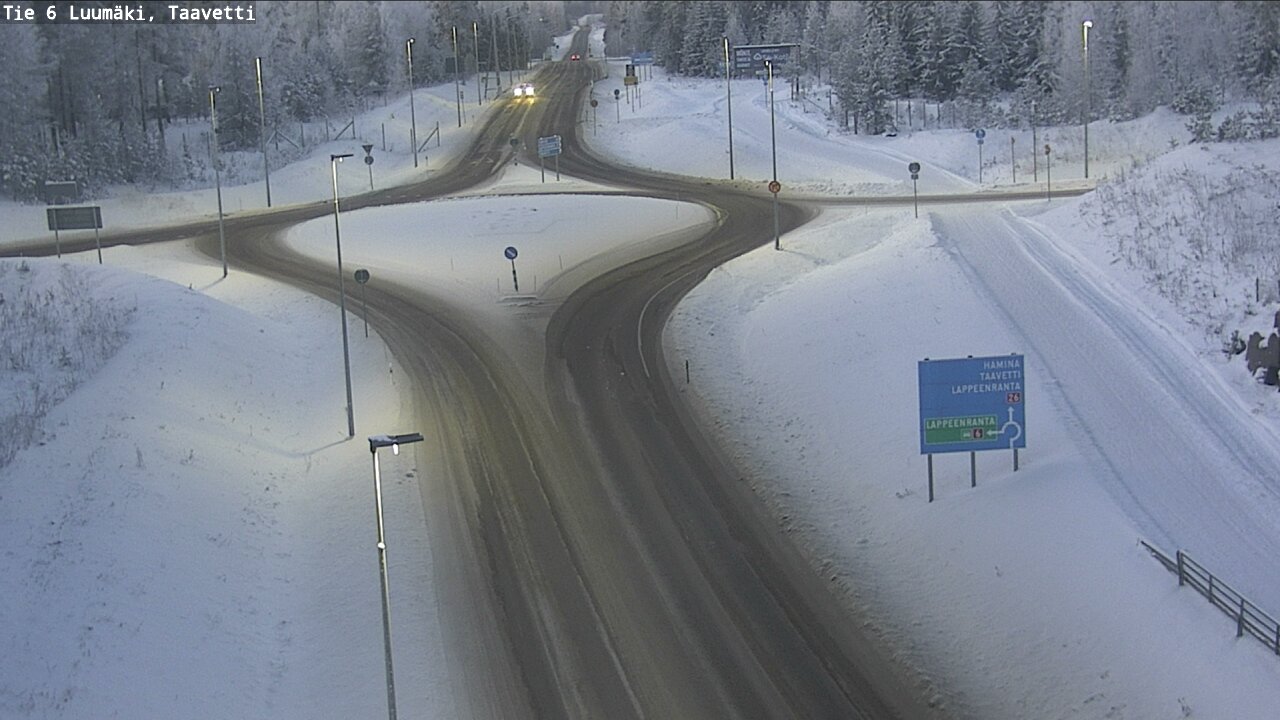 Kelikamerat Kuva Tie 6 Luumäki, Taavetti, Luumäki, Etelä-Karjala