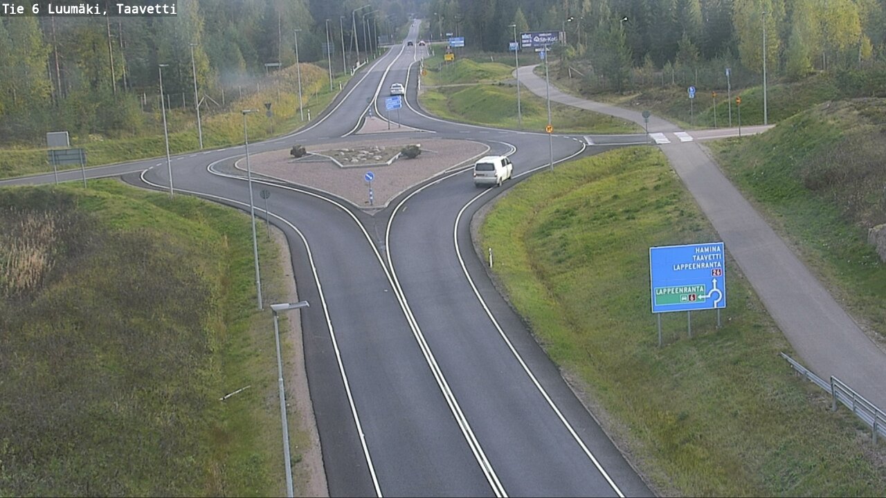 Kelikamerat Kuva Tie 6 Luumäki, Taavetti, Luumäki, Etelä-Karjala