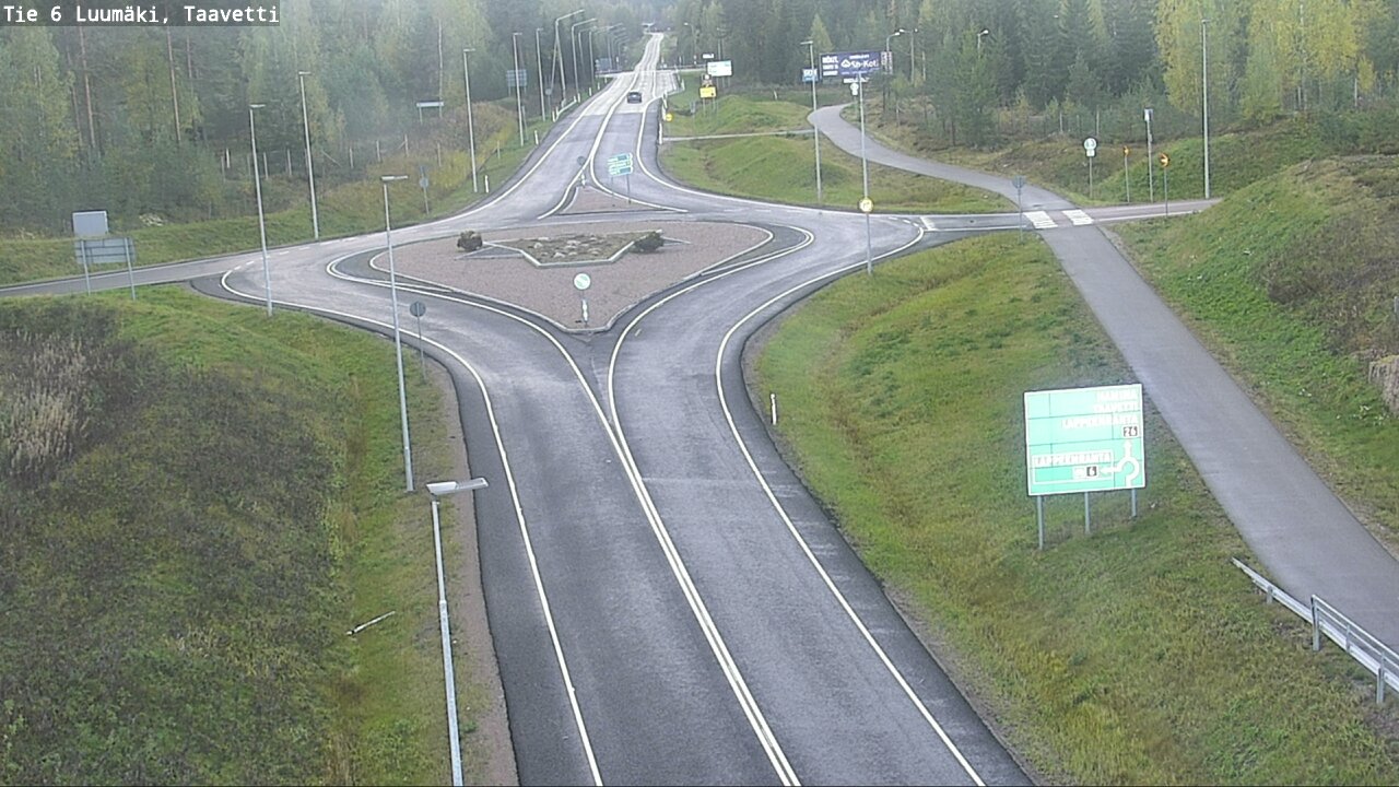 Weather Camera Image Väg 6 Luumäki, Taavetti, Luumäki, Etelä-Karjala