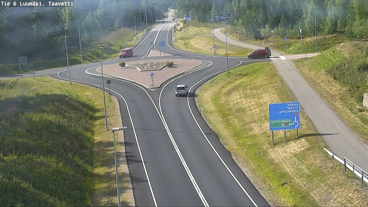 Kelikamerat Kuva Tie 6 Luumäki, Taavetti, Luumäki, Etelä-Karjala