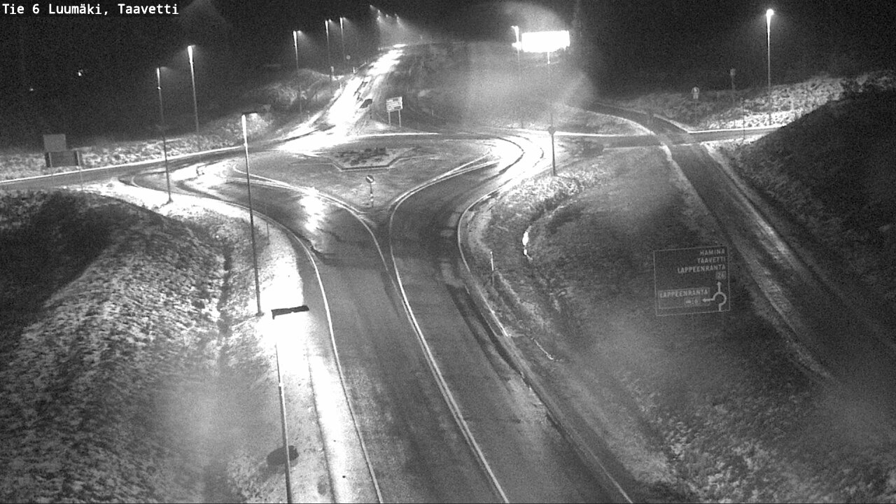 Weather Camera Image Väg 6 Luumäki, Taavetti, Luumäki, Etelä-Karjala