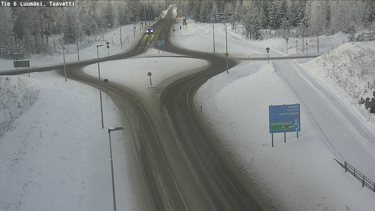 Kelikamerat Kuva Tie 6 Luumäki, Taavetti, Luumäki, Etelä-Karjala