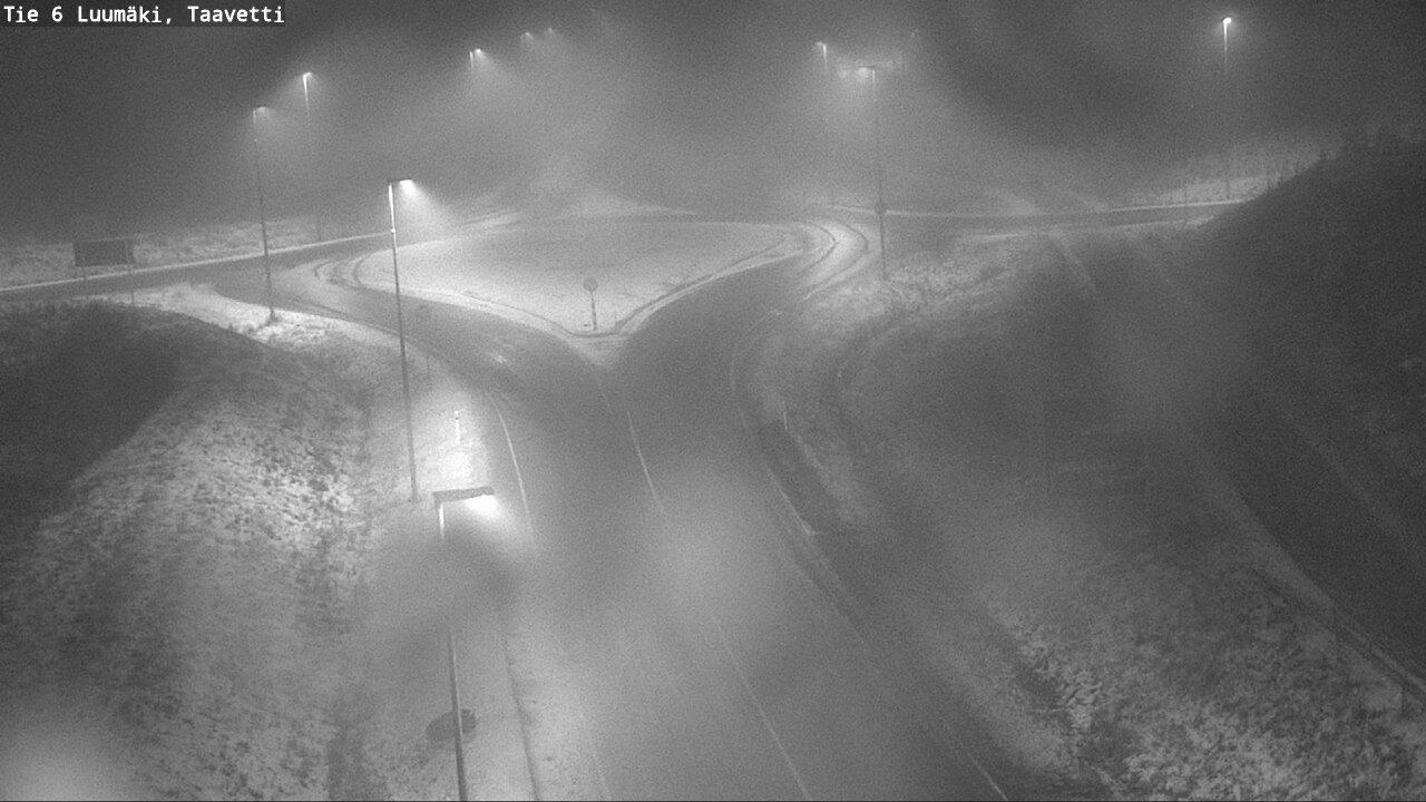 Weather Camera Image Väg 6 Luumäki, Taavetti, Luumäki, Etelä-Karjala