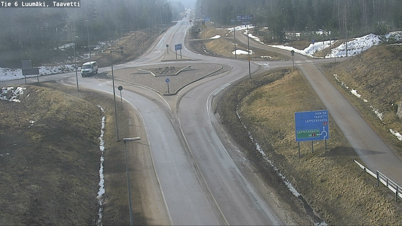 Weather Camera Image Väg 6 Luumäki, Taavetti, Luumäki, Etelä-Karjala