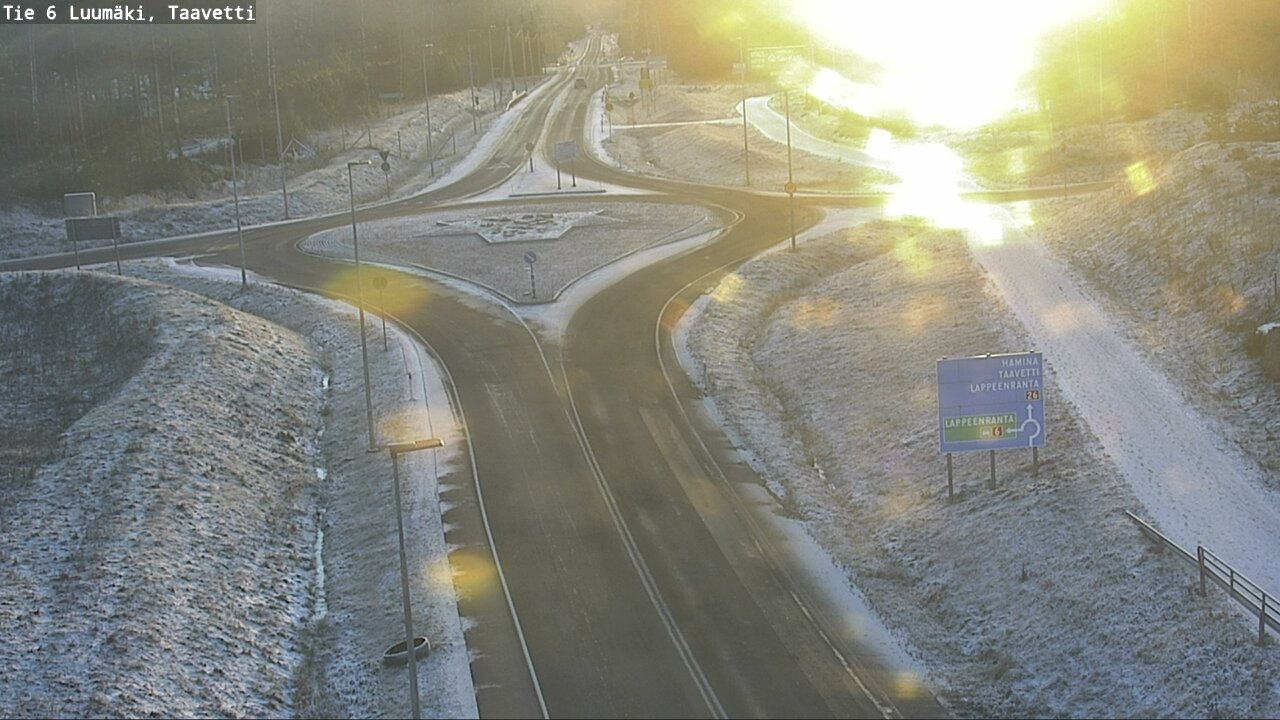 Kelikamerat Kuva Tie 6 Luumäki, Taavetti, Luumäki, Etelä-Karjala