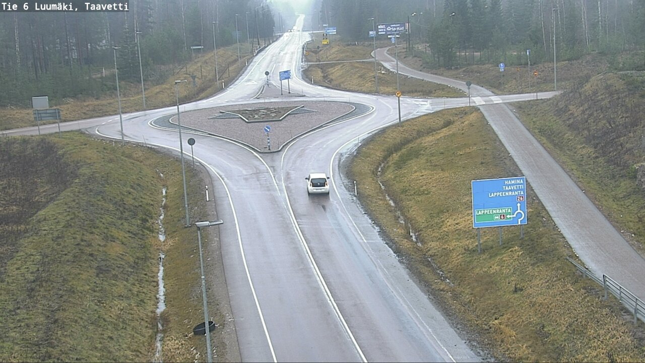 Weather Camera Image Road 6 Luumäki, Taavetti, Luumäki, Etelä-Karjala