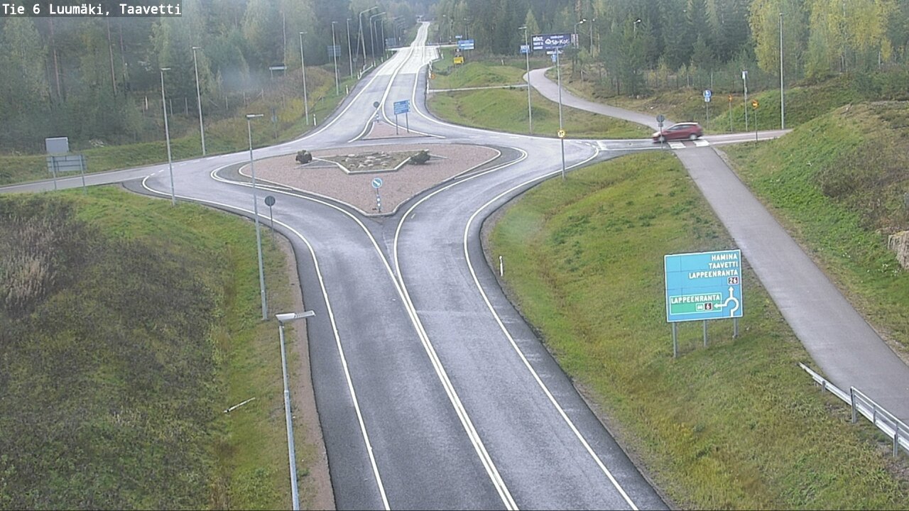 Weather Camera Image Road 6 Luumäki, Taavetti, Luumäki, Etelä-Karjala