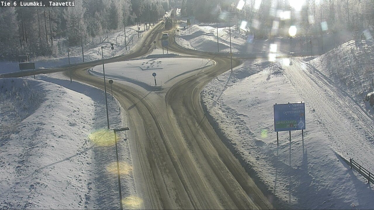 Kelikamerat Kuva Tie 6 Luumäki, Taavetti, Luumäki, Etelä-Karjala