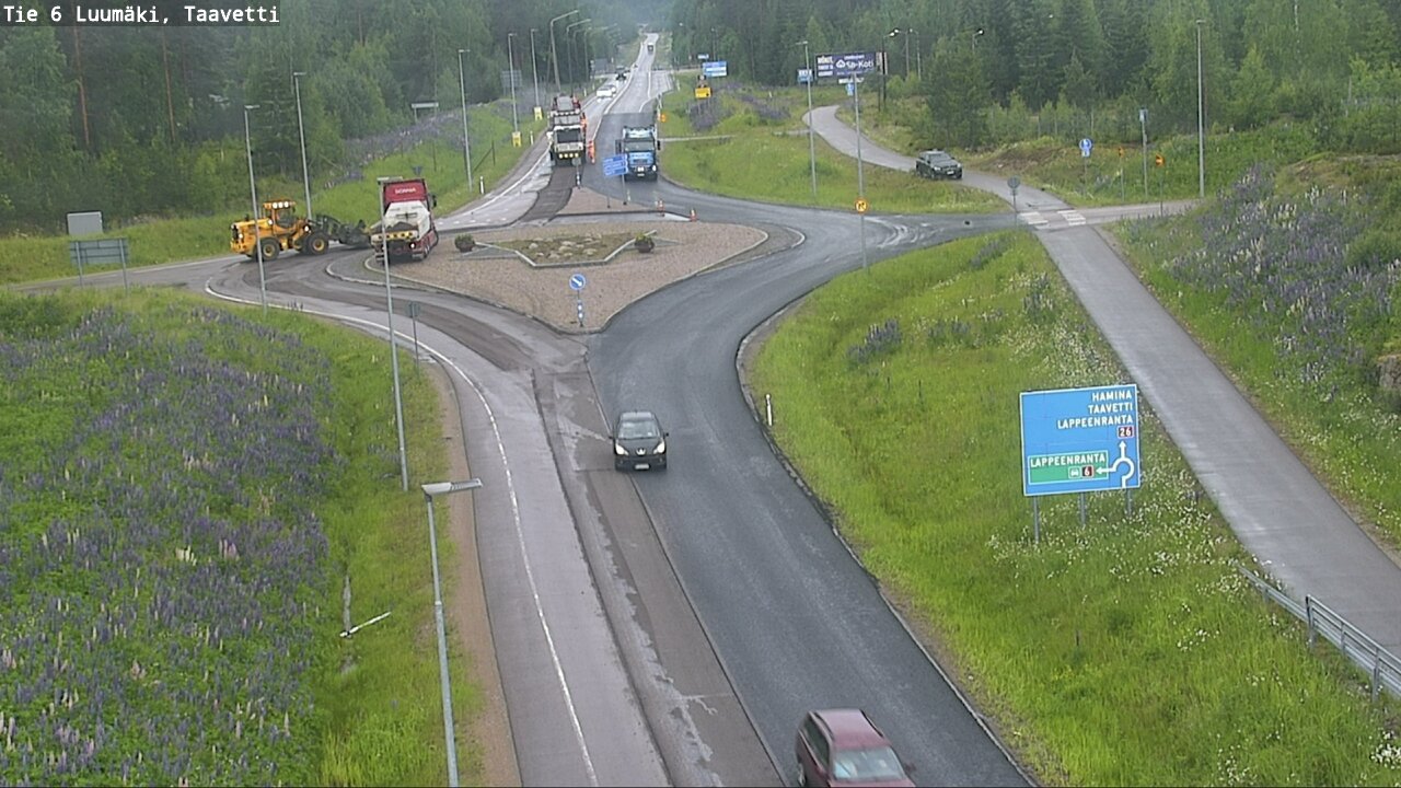 Kelikamerat Kuva Tie 6 Luumäki, Taavetti, Luumäki, Etelä-Karjala
