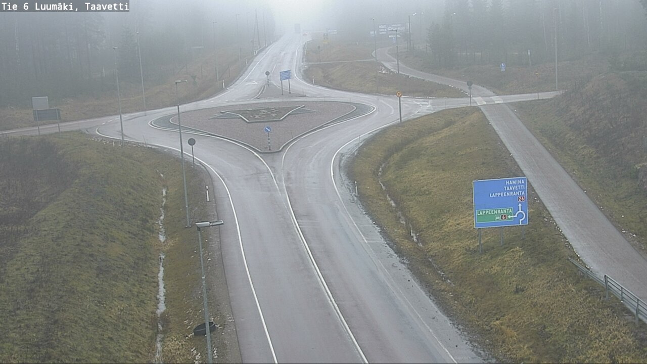 Weather Camera Image Road 6 Luumäki, Taavetti, Luumäki, Etelä-Karjala