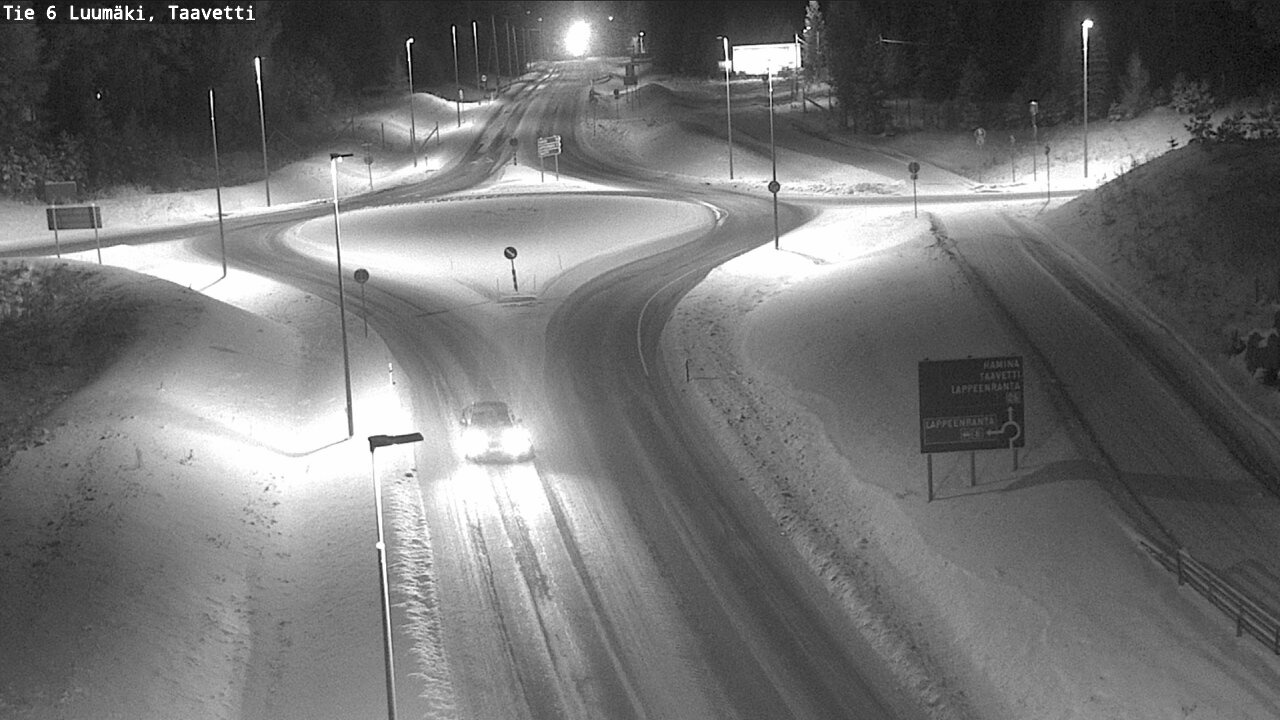 Weather Camera Image Road 6 Luumäki, Taavetti, Luumäki, Etelä-Karjala