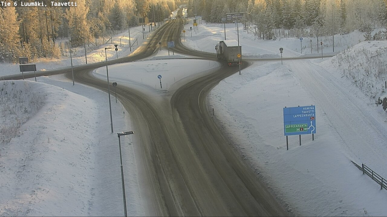 Kelikamerat Kuva Tie 6 Luumäki, Taavetti, Luumäki, Etelä-Karjala