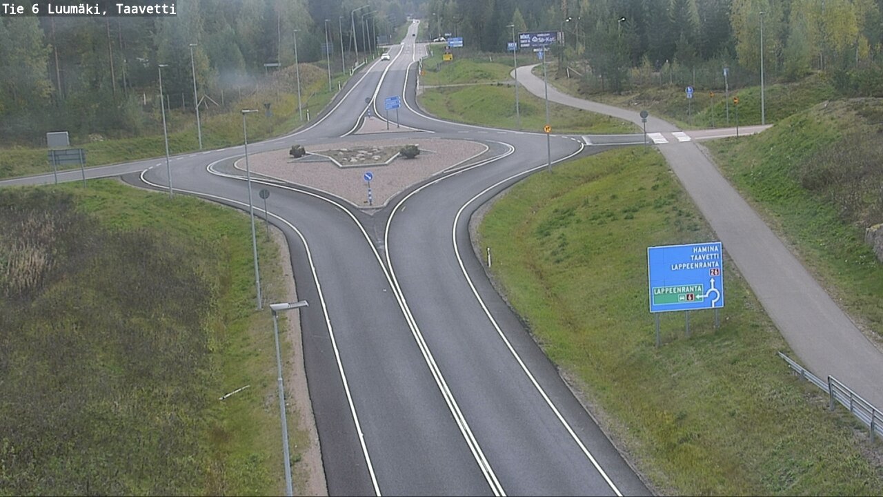 Kelikamerat Kuva Tie 6 Luumäki, Taavetti, Luumäki, Etelä-Karjala