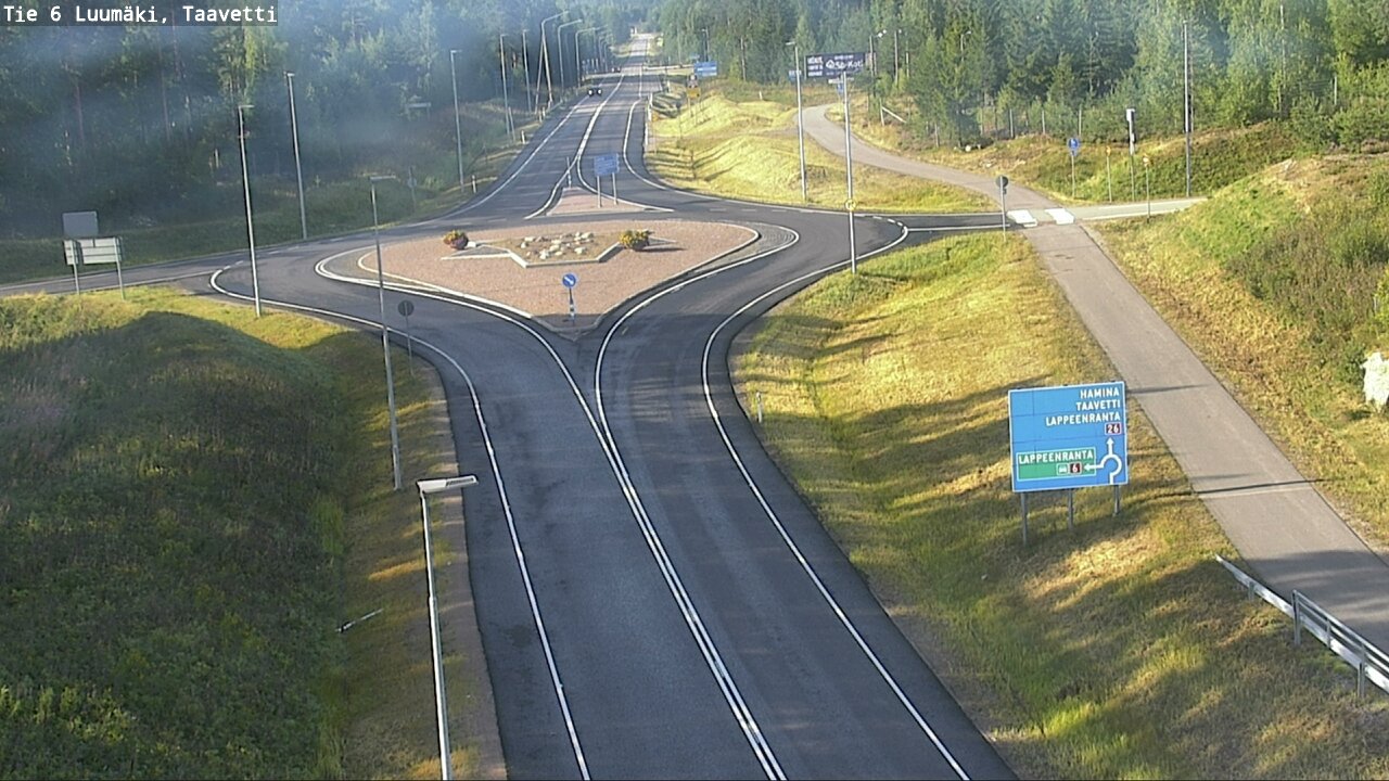 Weather Camera Image Road 6 Luumäki, Taavetti, Luumäki, Etelä-Karjala