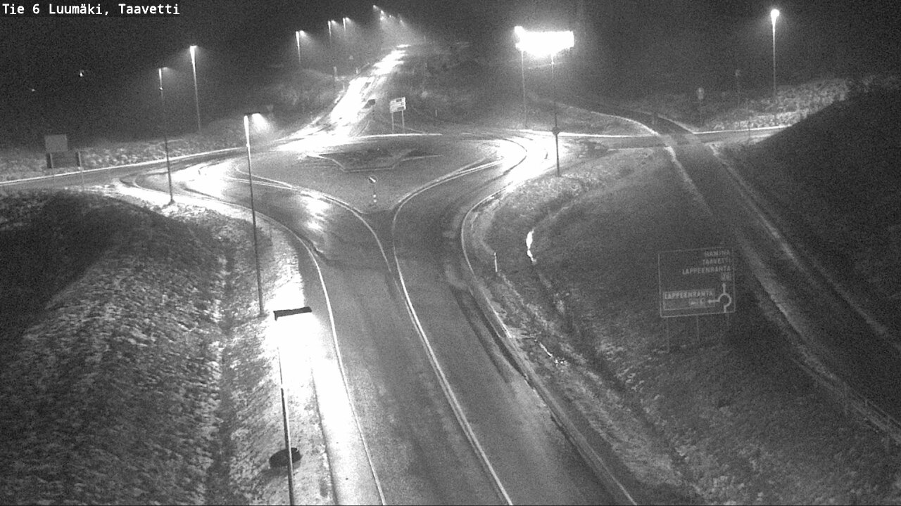 Weather Camera Image Road 6 Luumäki, Taavetti, Luumäki, Etelä-Karjala