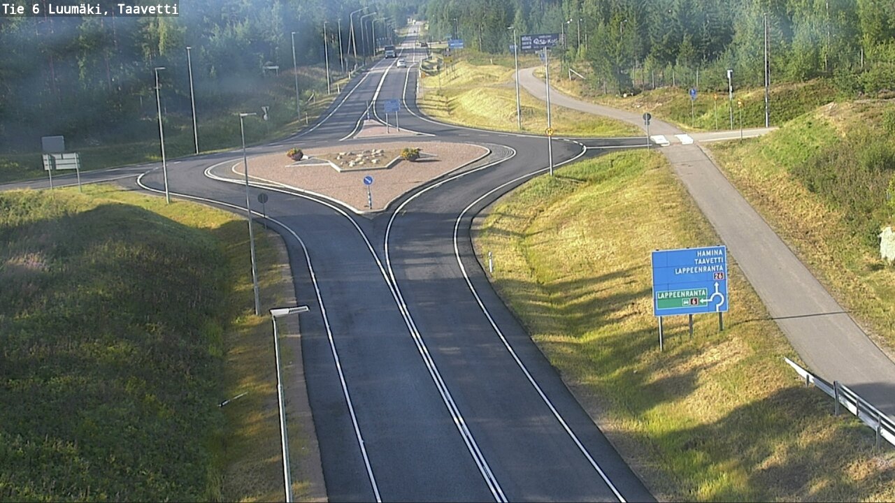 Weather Camera Image Road 6 Luumäki, Taavetti, Luumäki, Etelä-Karjala