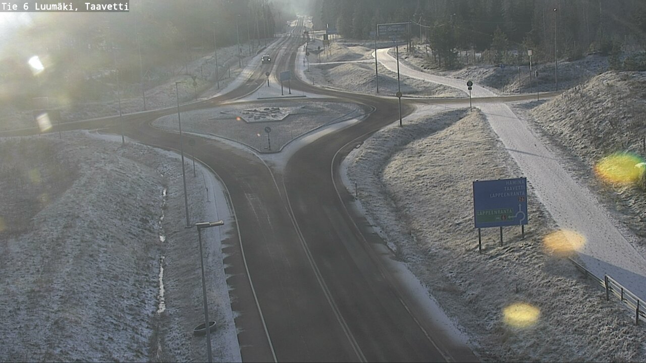 Kelikamerat Kuva Tie 6 Luumäki, Taavetti, Luumäki, Etelä-Karjala