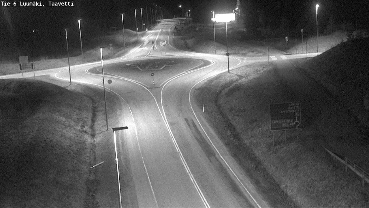 Weather Camera Image Väg 6 Luumäki, Taavetti, Luumäki, Etelä-Karjala
