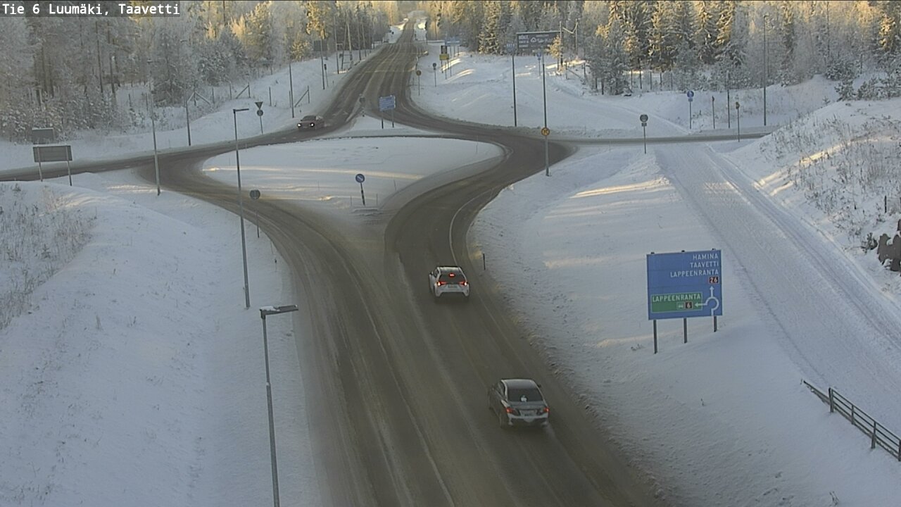 Weather Camera Image Väg 6 Luumäki, Taavetti, Luumäki, Etelä-Karjala