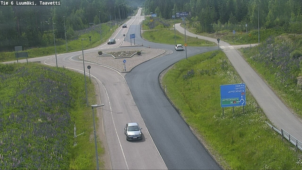 Kelikamerat Kuva Tie 6 Luumäki, Taavetti, Luumäki, Etelä-Karjala
