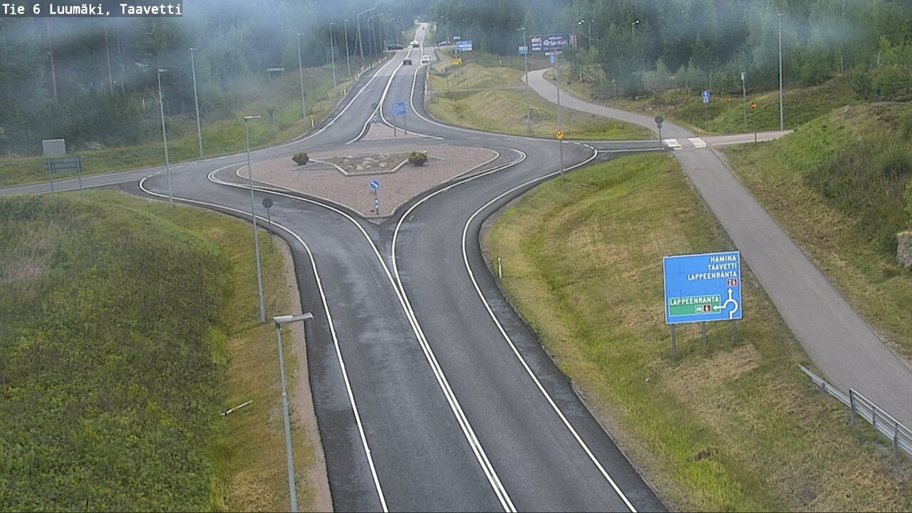 Weather Camera Image Road 6 Luumäki, Taavetti, Luumäki, Etelä-Karjala
