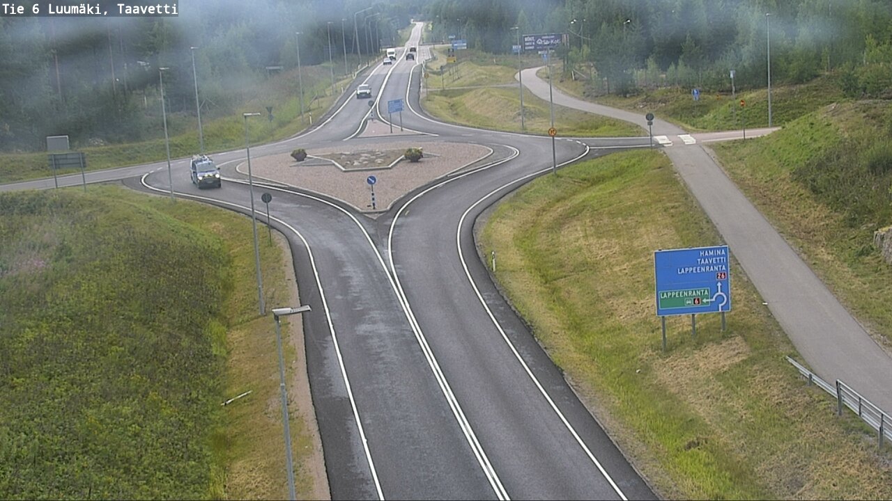 Weather Camera Image Road 6 Luumäki, Taavetti, Luumäki, Etelä-Karjala