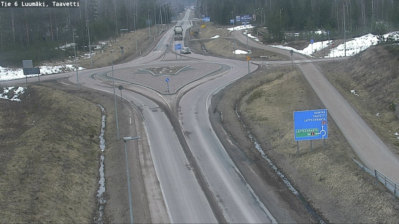 Weather Camera Image Väg 6 Luumäki, Taavetti, Luumäki, Etelä-Karjala