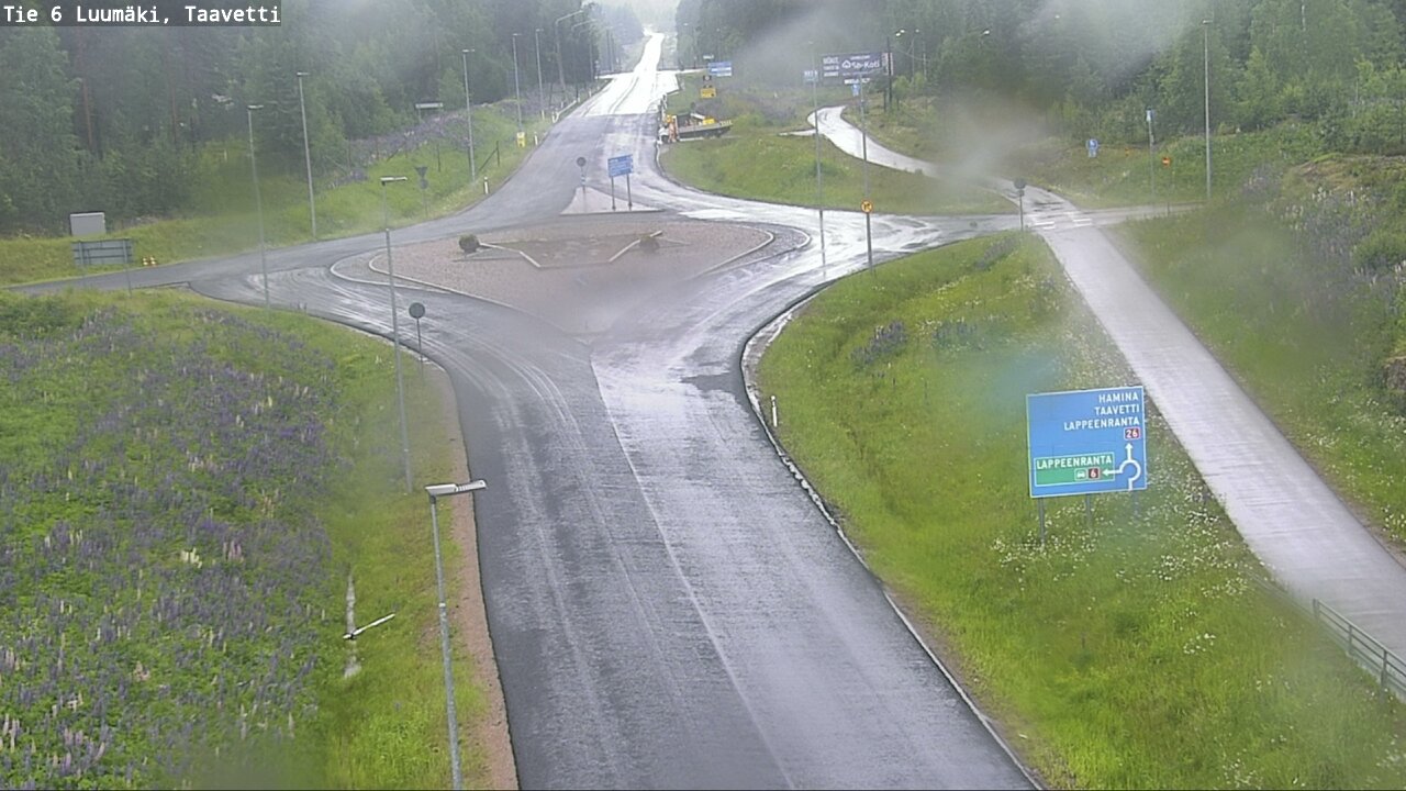 Kelikamerat Kuva Tie 6 Luumäki, Taavetti, Luumäki, Etelä-Karjala