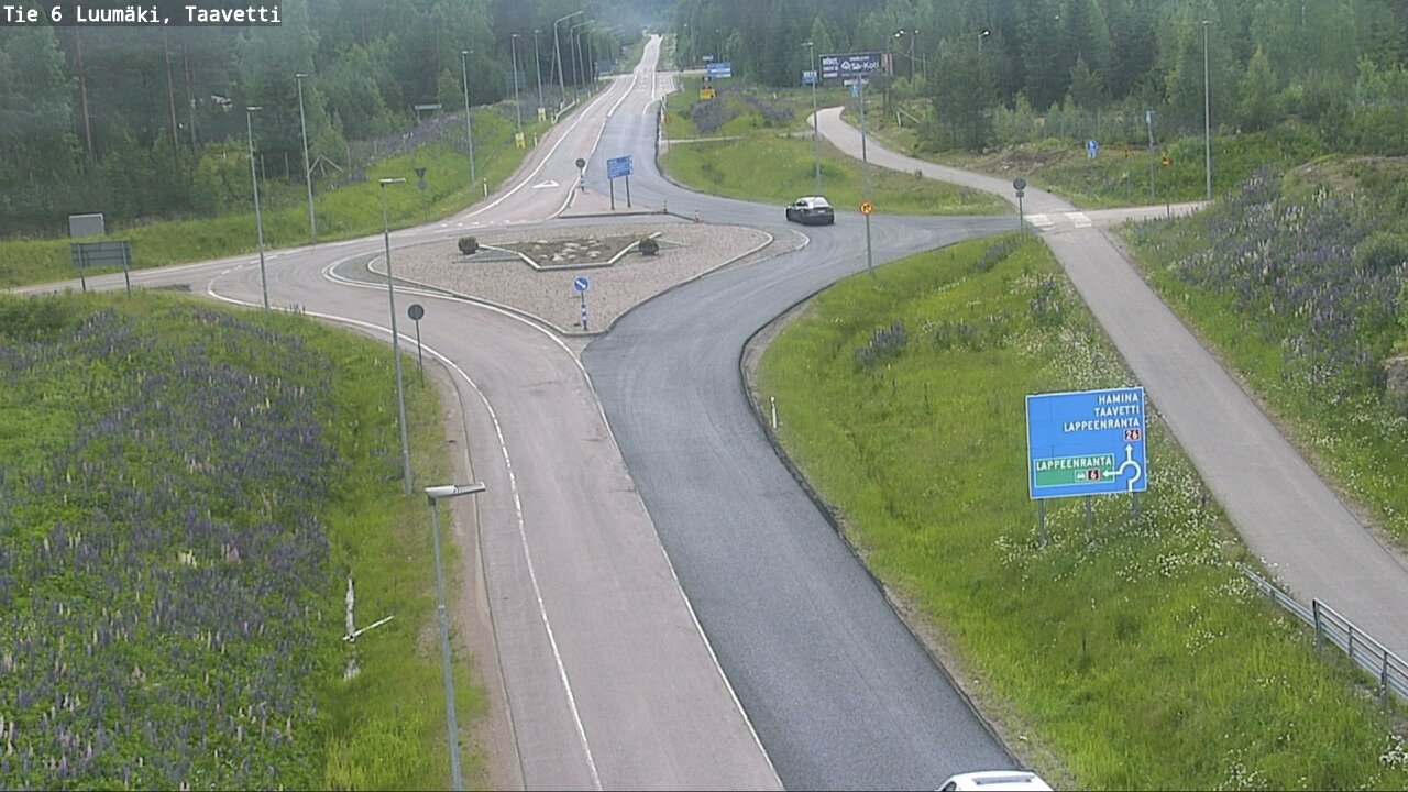 Kelikamerat Kuva Tie 6 Luumäki, Taavetti, Luumäki, Etelä-Karjala