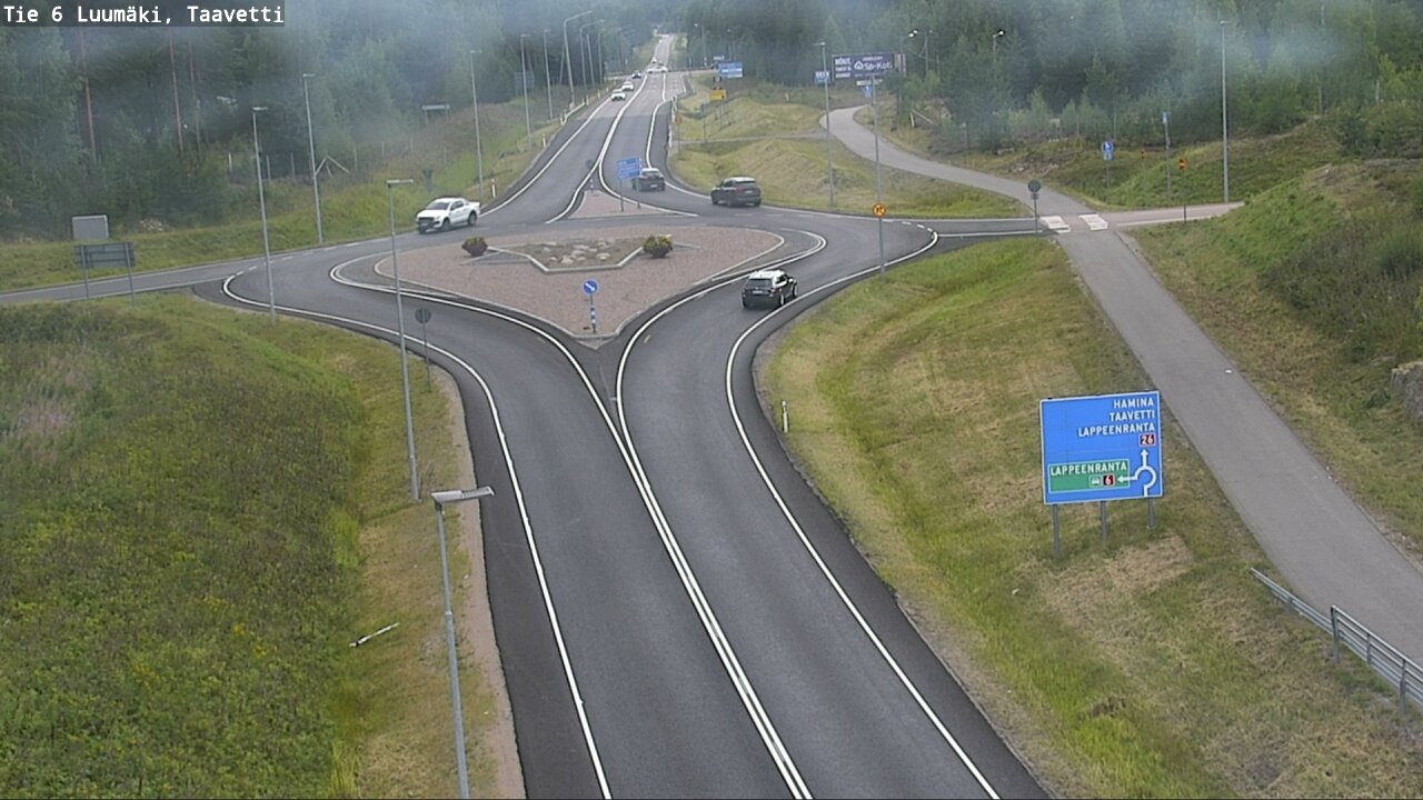 Weather Camera Image Väg 6 Luumäki, Taavetti, Luumäki, Etelä-Karjala