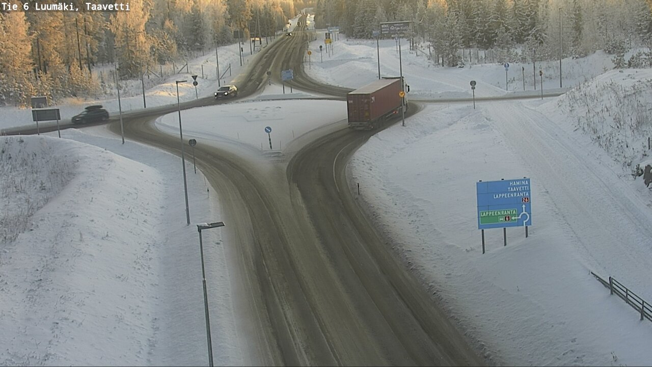 Kelikamerat Kuva Tie 6 Luumäki, Taavetti, Luumäki, Etelä-Karjala