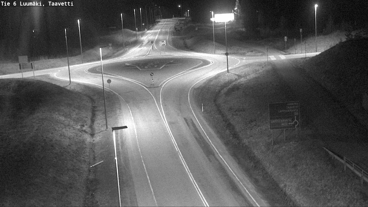 Weather Camera Image Väg 6 Luumäki, Taavetti, Luumäki, Etelä-Karjala