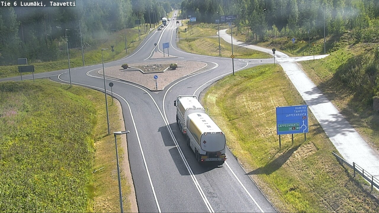 Kelikamerat Kuva Tie 6 Luumäki, Taavetti, Luumäki, Etelä-Karjala
