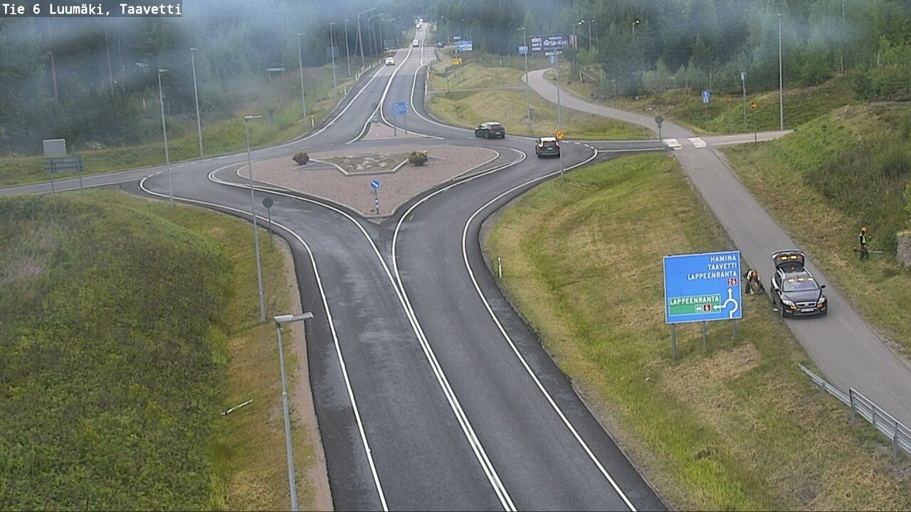 Weather Camera Image Road 6 Luumäki, Taavetti, Luumäki, Etelä-Karjala
