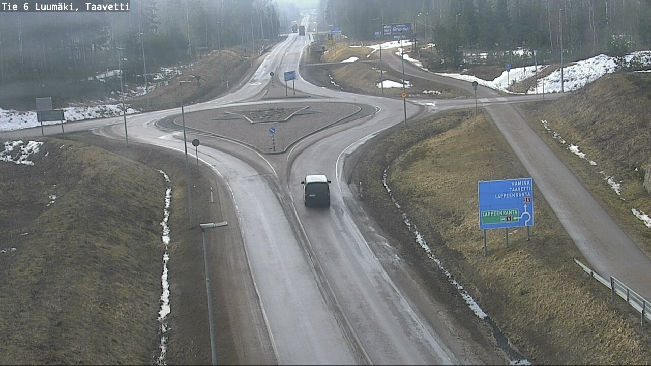 Weather Camera Image Väg 6 Luumäki, Taavetti, Luumäki, Etelä-Karjala