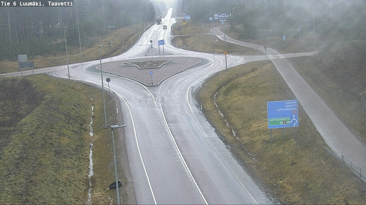 Weather Camera Image Road 6 Luumäki, Taavetti, Luumäki, Etelä-Karjala