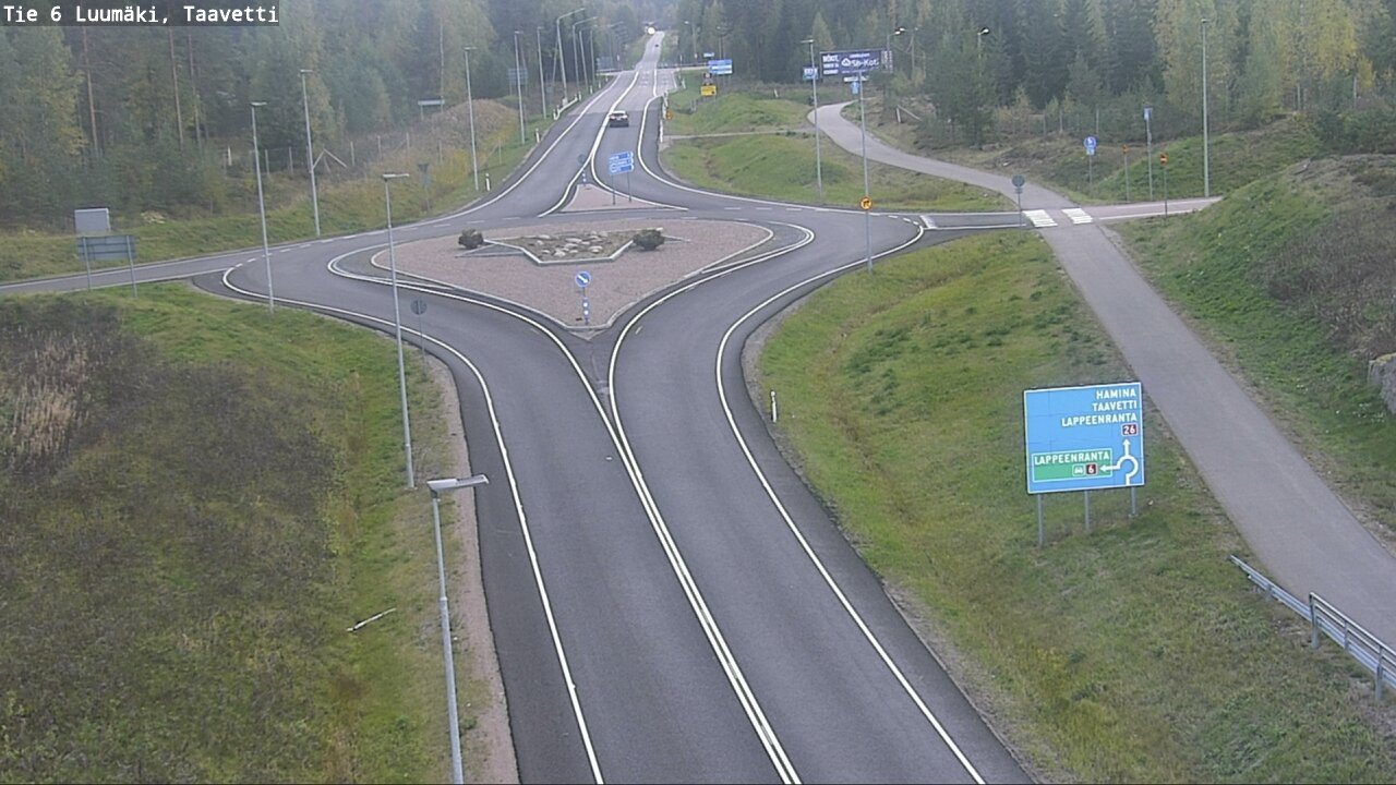Kelikamerat Kuva Tie 6 Luumäki, Taavetti, Luumäki, Etelä-Karjala