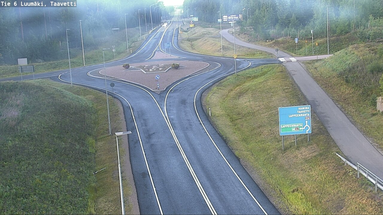 Weather Camera Image Road 6 Luumäki, Taavetti, Luumäki, Etelä-Karjala