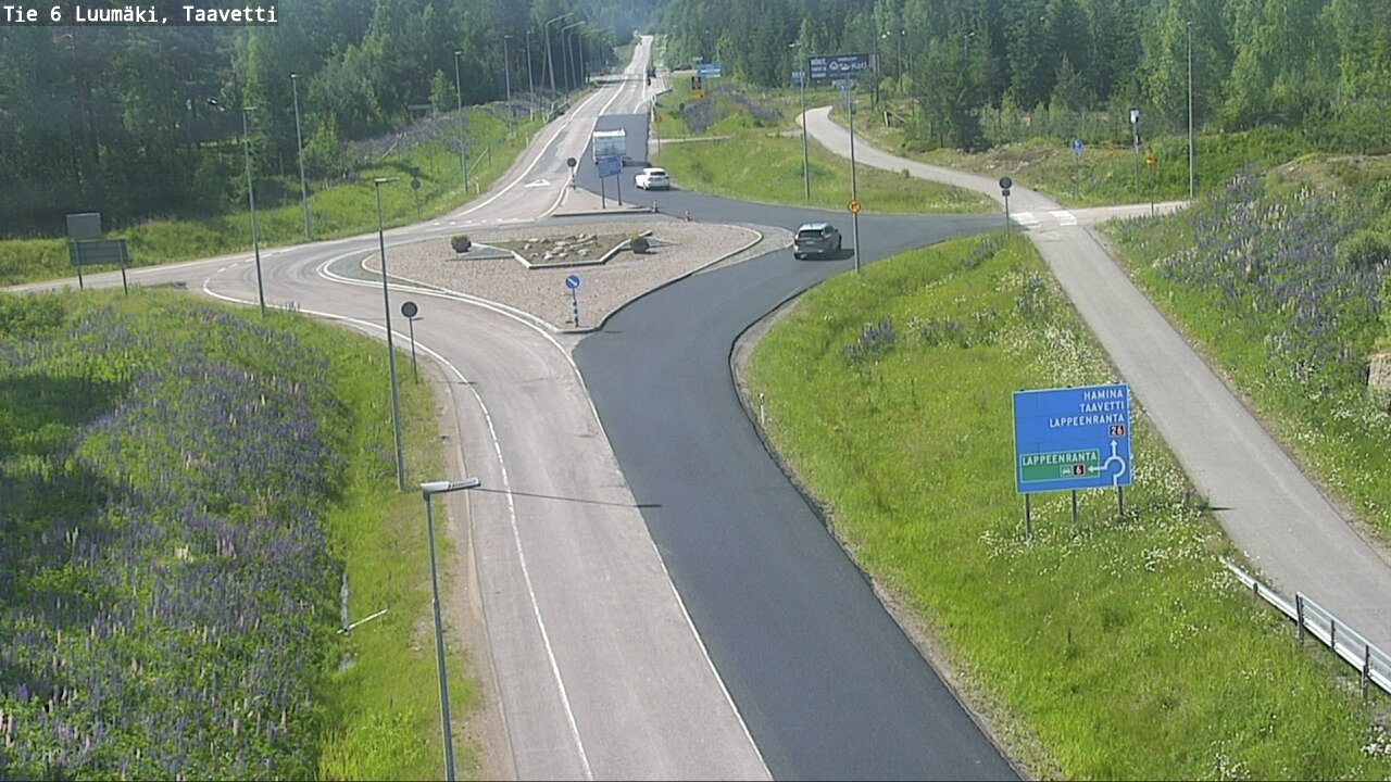 Kelikamerat Kuva Tie 6 Luumäki, Taavetti, Luumäki, Etelä-Karjala