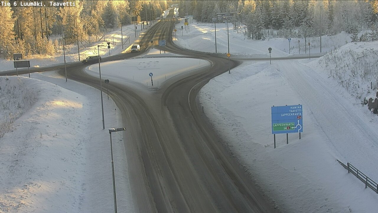 Weather Camera Image Road 6 Luumäki, Taavetti, Luumäki, Etelä-Karjala