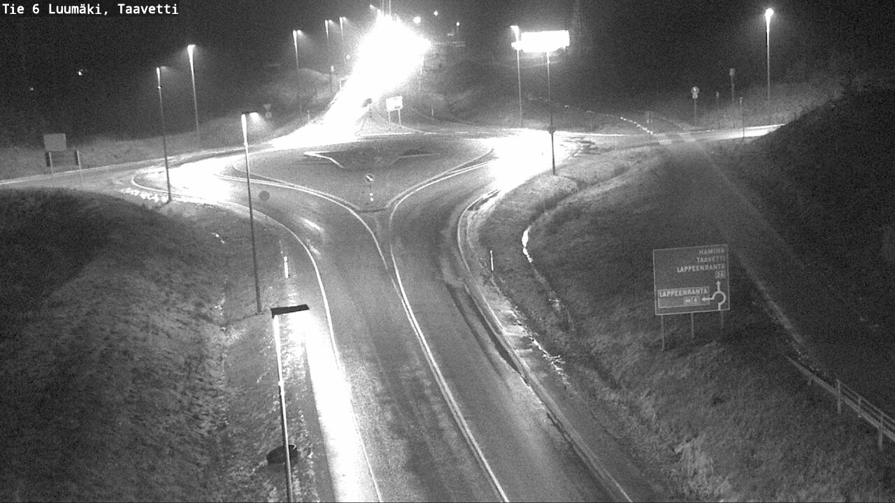 Weather Camera Image Road 6 Luumäki, Taavetti, Luumäki, Etelä-Karjala