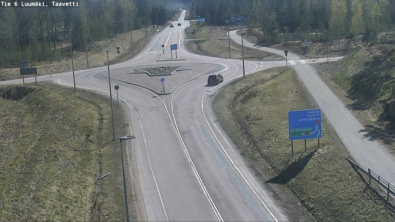 Kelikamerat Kuva Tie 6 Luumäki, Taavetti, Luumäki, Etelä-Karjala