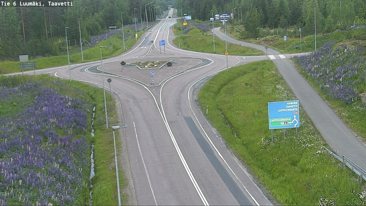 Weather Camera Image Road 6 Luumäki, Taavetti, Luumäki, Etelä-Karjala