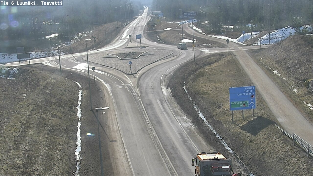 Weather Camera Image Väg 6 Luumäki, Taavetti, Luumäki, Etelä-Karjala