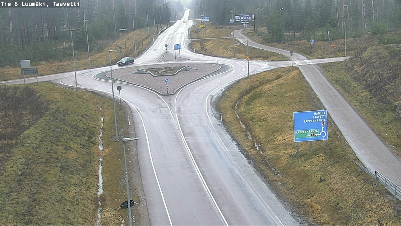 Weather Camera Image Road 6 Luumäki, Taavetti, Luumäki, Etelä-Karjala